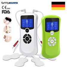 Tragbares TENS EMS Gerät Reizstrom Massagegerät Elektrotherapie Muskelstimulator