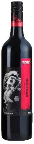 Flasche wein back in - ac/dc,