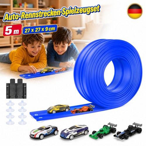 Autorennbahn flexibel blau - autorennbahn,