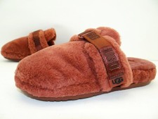 UGG Fluff IT Pantolette Hausschuhe Slipper Warm Gefüttert Herren Gr.45 Bordeaux