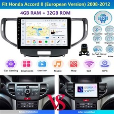 Für Honda Accord 8 9" Touchscreen Android Autoradio Bluetooth GPS Navi CarPlay