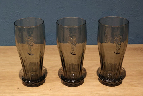 Coca cola sammelglas - 3x,