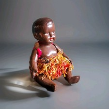 Antike CELLBA Puppe African