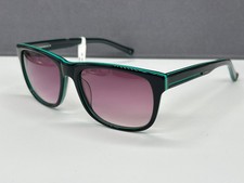 Eschenbach  Sonnenbrille Herren Damen Schwarz grün eckig crush 855098 Germany