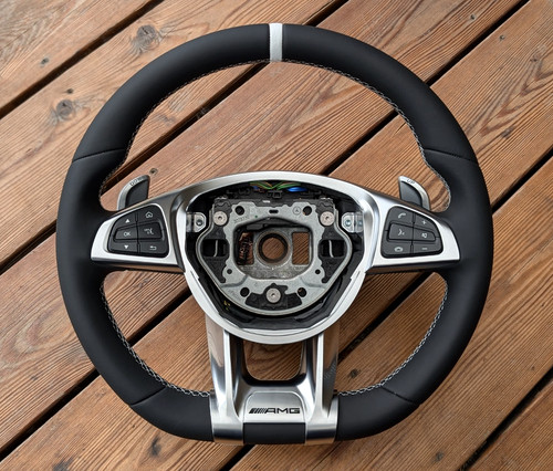 Neu leder lenkrad für - leder,