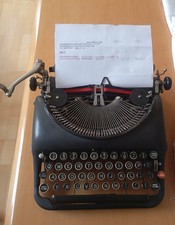 Typewriter, Remington Rand Model 5 Streamline with Touch Regulator 1939 Dutch