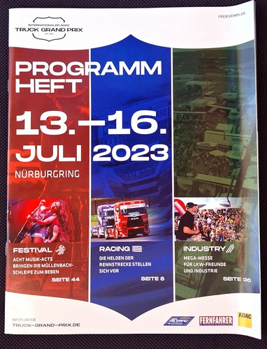 Programmheft race programme - programmheft/race,