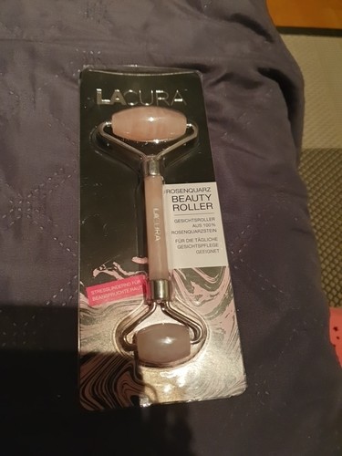 Rosenquarz beauty roller aus - rosenquarz,
