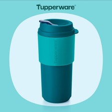 Tupperware Eco+ Kaffeebecher blau 490 ml Coffee to Go NEU