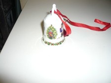Christbaumglocke Sophienthal Porzellan Motiv  Nussknacker