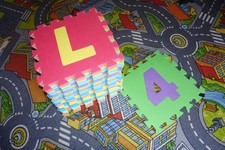 Puzzlematte gummi teppich - puzzlematte,
