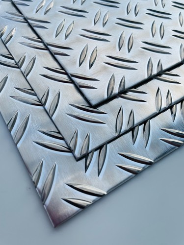 Aluminium riffelblech 2mm - aluminium,