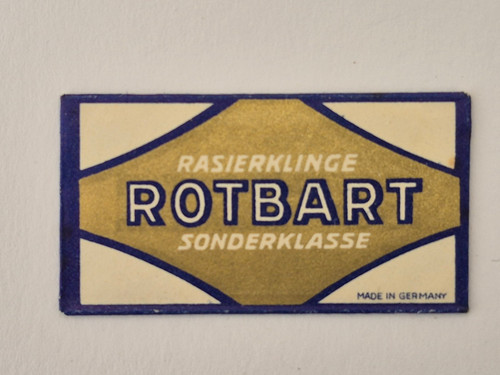 Alte rasierklinge rotbart - alte,