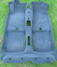 ORIGINALER frisch GEREINIGTER schwarzer INNENRAUMTEPPICH VW LUPO 3L 1,2 TDI 6X