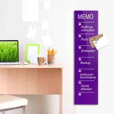 Glas Wochenplaner 80 x 20 cm -