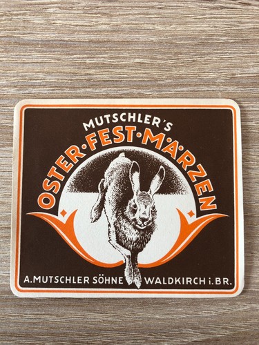 Bieretikett brauerei mutschler - brauerei,