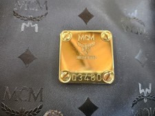 Schwarze Reisetasche MCM