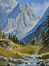 BERGE ALPEN FELSEN Romantik