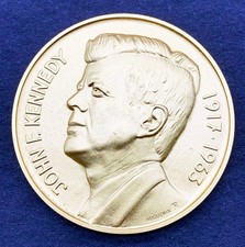 Huguenin Medaille John F. Kennedy Robert Bronze Gedenkmedaille 1917-1963