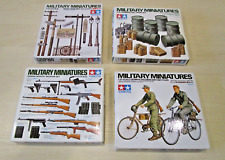 1:35 Tamiya Modelle für Diorama - OVP - Waffen Schilder Fässer Kanister Figuren