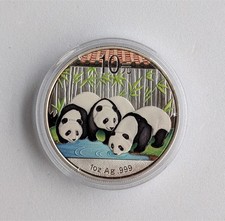 1 OZ Silber 10 Yuan China