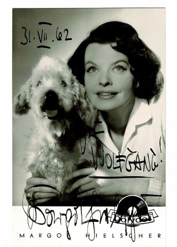 Margot hielscher autogramm - margot,