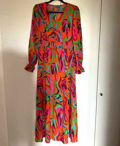 Kleid maxi flower power - flower,
