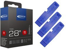 1x Fahrradschlauch Schwalbe SV15 28 Zoll Sclaverand 40mm f. Rennrad +Reifenheber