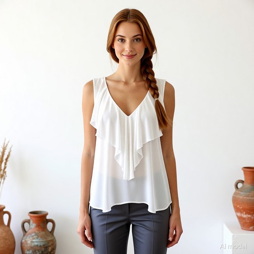 Party romantik bluse weiß - bluse,