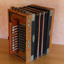 Alte antike Meinel & Herold Klingenthal Hand Harmonika Akkordeon