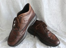 HOGAN INTERACTIVE Leder Sneaker Gr 42 2/3 cognacfarben Herren Schuhe sportlich