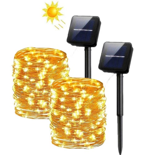 10m solar lichterkette kugel - solar,