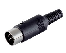 DIN Dioden stecker 6-polig mit