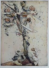 Gerhard Hofmann, " Blumenstrauß " , Original, Grafik, Radierung