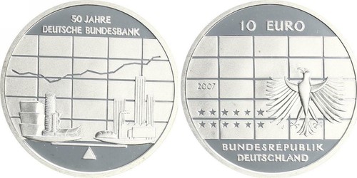 Euro jahre bundesbank - 10, 50