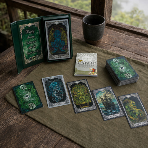Tarotkarten set mit karten - tarotkarten-set, 78