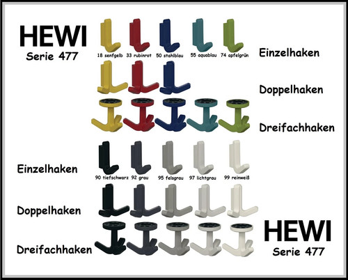 Hewi serie 477 kleiderhaken - 477,