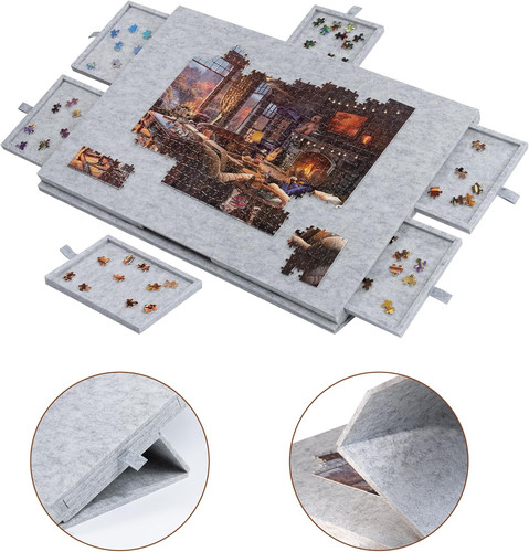 Kippbares puzzlebrett mit - kippbares,