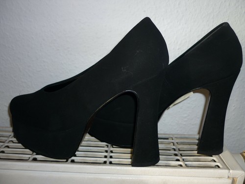 Plateauschuhe schwarz - , gr