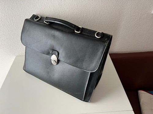 Aktentasche echt leder schwarz - aktentasche,