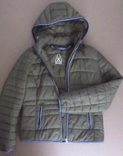 GAASTRA DAMEN STEPP JACKE GR.L OLIV GRÜN MIT KAPUZE