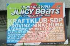 Juicy beats 2023 Plakat Poster