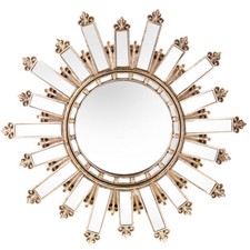 Wandspiegel Antik Gold Spiegel Sonnenspiegel Strahlenspiegel Barockspiegel Sonne