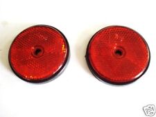 MTS Belarus Traktor Schlepper Katzenauge / Reflektor / Rückstrahler rot + rund 