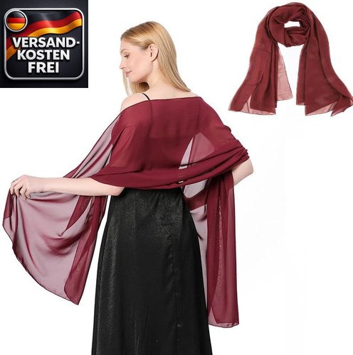 Damen stola chiffon festlich - stola,