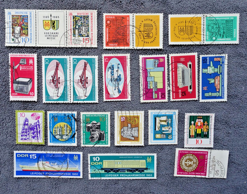 Konvolut ddr briefmarken - briefmarken, /