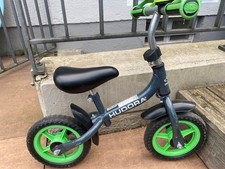 Hudora Laufrad Kinder grau - grün
