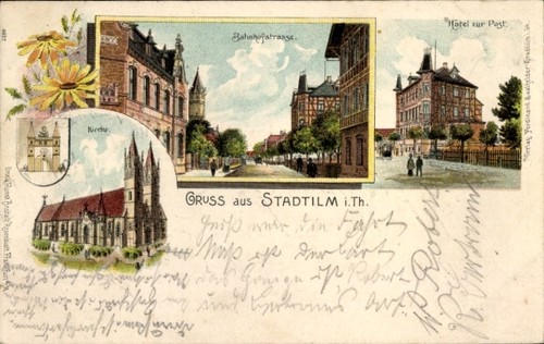 Litho stadtilm thüringen - stadtilm,