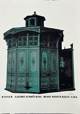 Gerd Winner 'Café Achteck' Siebdruck, signiert 65 x 90 cm Galerie Schmücking