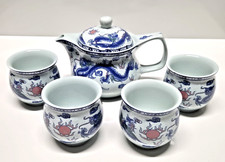 Keramik Teeset Teekanne mit 4